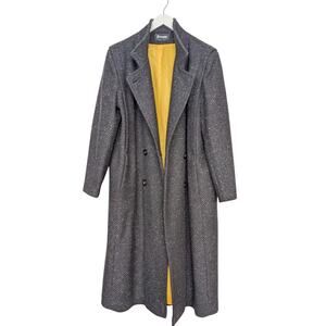 Vintage Forecaster of Boston Wool Speckled Overcoat Made in USA Double Breasted